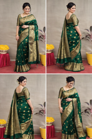 Woven Banarasi Jacquard Saree